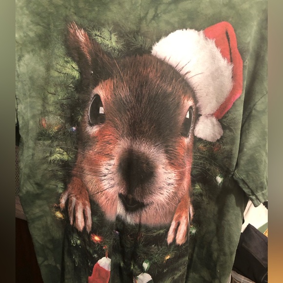 🎄The Mountain Christmas Squirrel Tee- 695 *tee deal $30 or $25 w/offer - Picture 3 of 5
